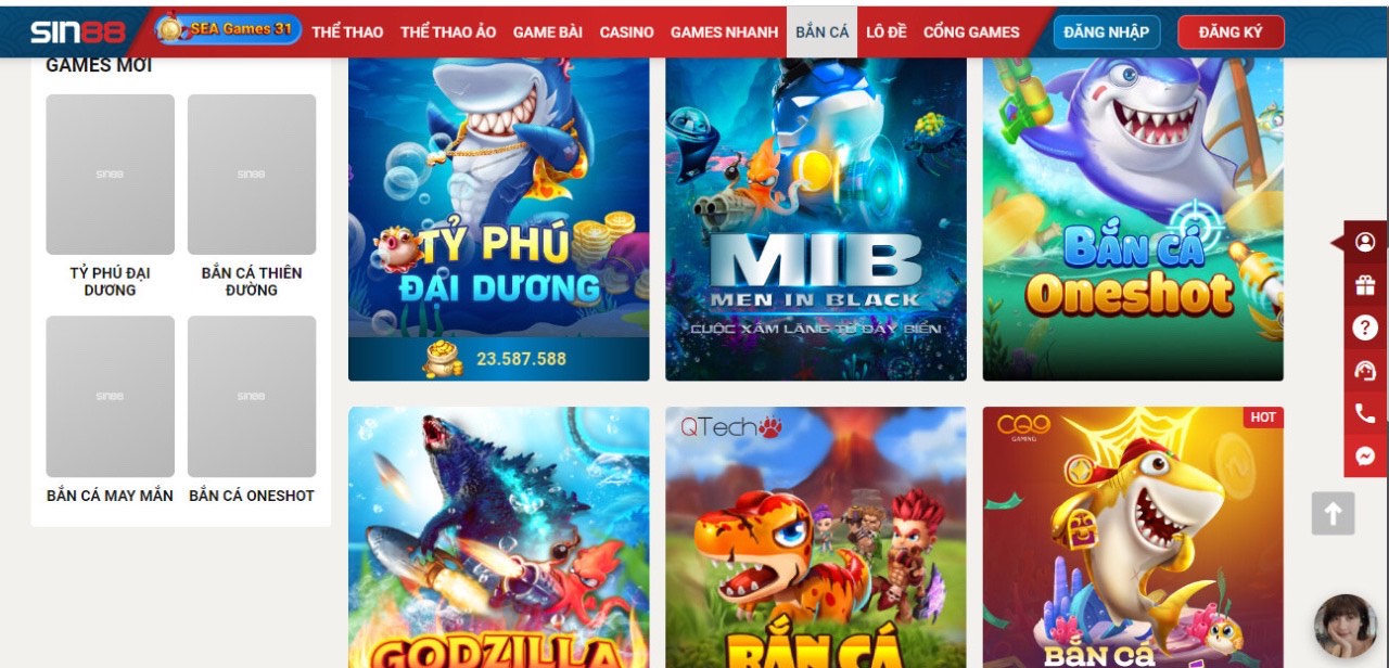 Link tải cổng game bắn cá đổi thưởng uy tín bắn cá Sin88 chuẩn nhất