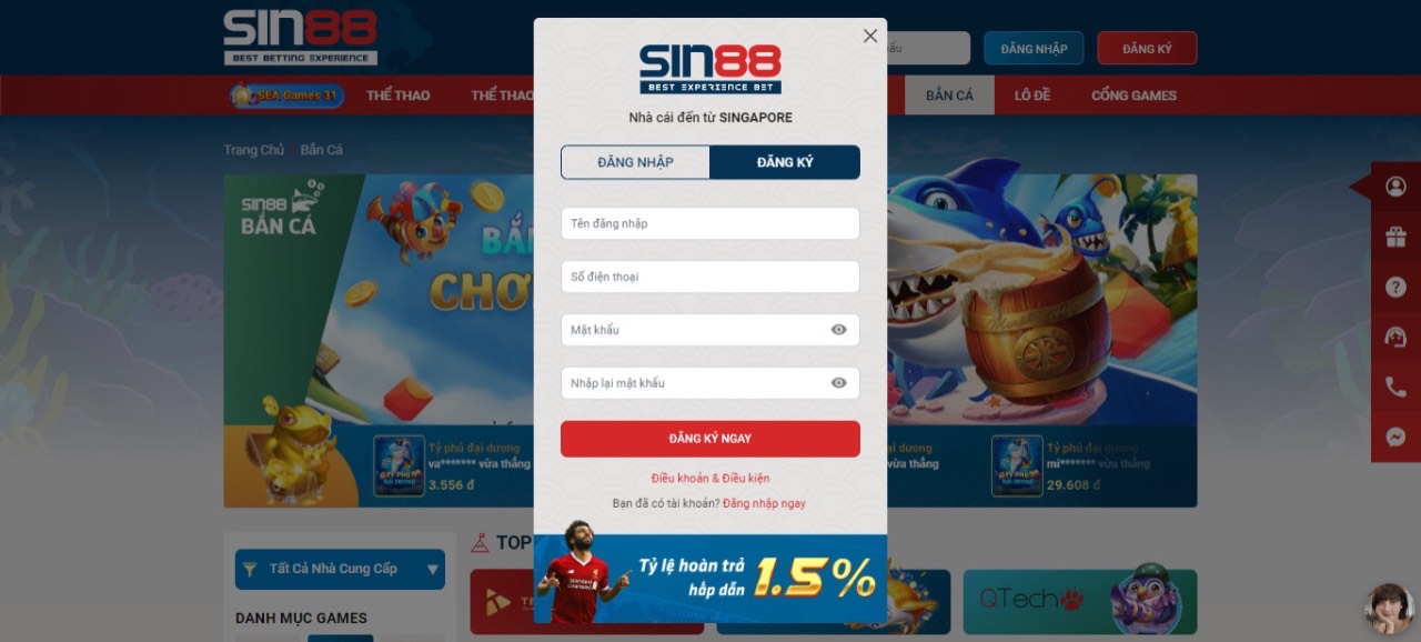 Những ưu điểm vượt trội chỉ có tại game bắn cá đổi thưởng bắn cá Sin88