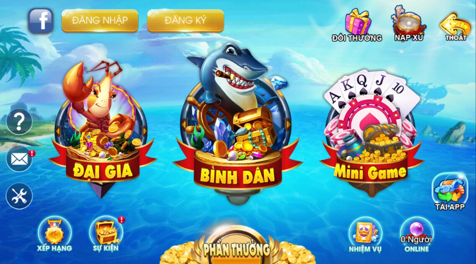 Link tải game bắn cá đổi thưởng Bắn cá thần tài