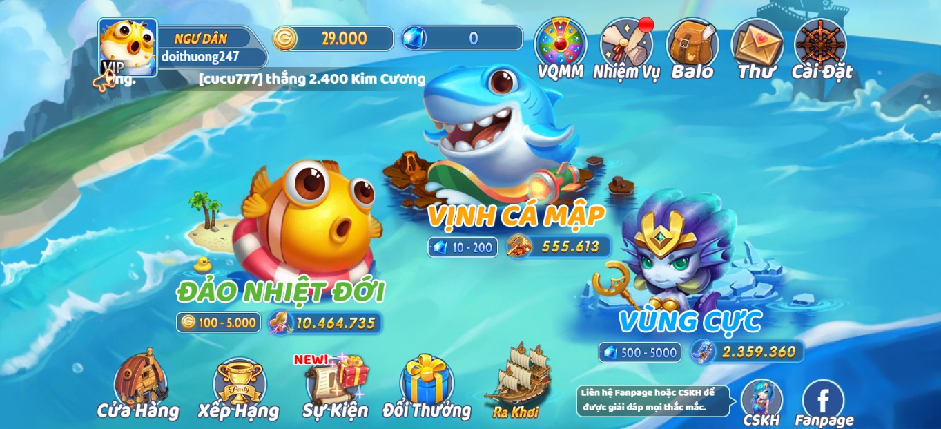 Link tải game bắn cá đổi thưởng uy tín Bắn cá tiểu tiên cá chuẩn nhất