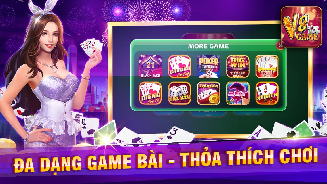 Kho game đa thể loại của V8 Club