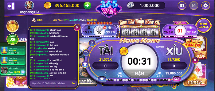 Những trò chơi có tựa game hấp dẫn tại W365
