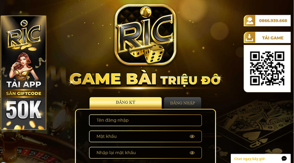 Giới thiệu về Ricwin game 