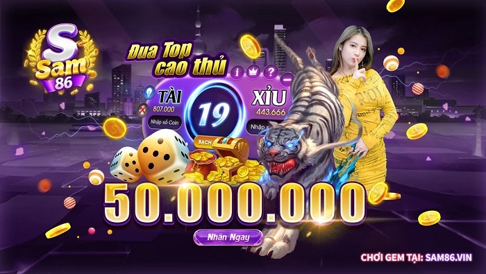 Sảnh game chơi giải trí tại Sam86