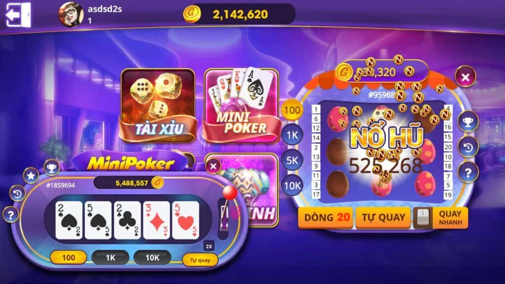 Những trò chơi nổi tiếng của G365/G365 Win