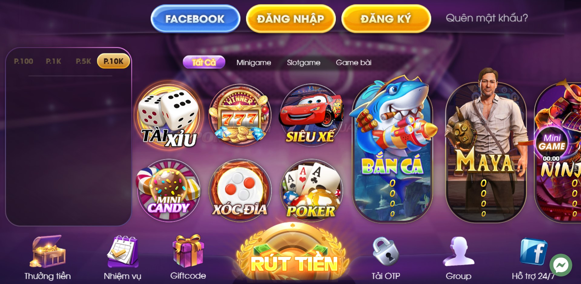 Giới thiệu về cổng game Sam86