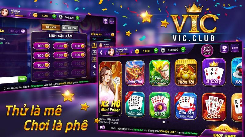 Tổng quan cổng game Vic Club
