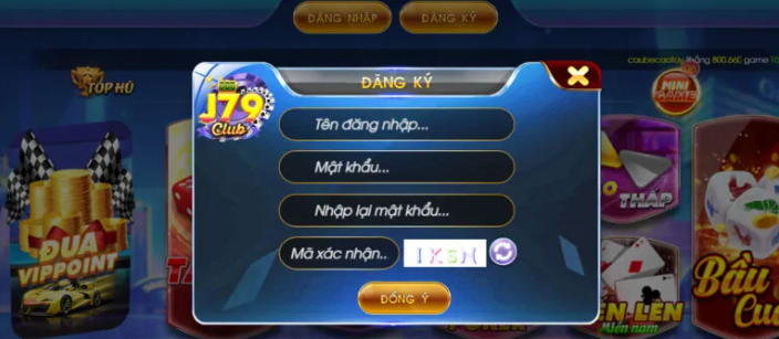 Đăng ký tài khoản J79