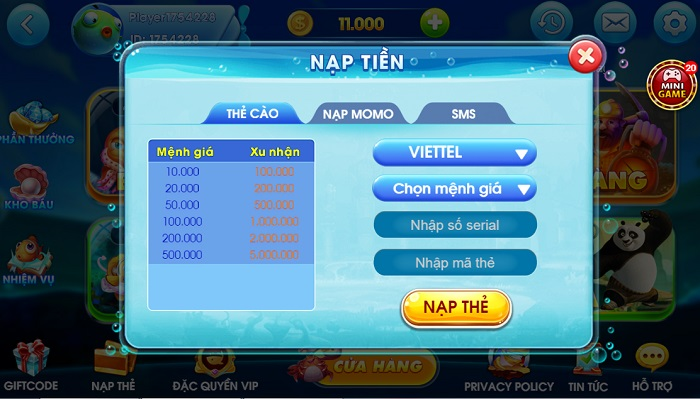 Những ưu điểm vượt trội chỉ có tại game bắn cá đổi thưởng Vua cướp biển club