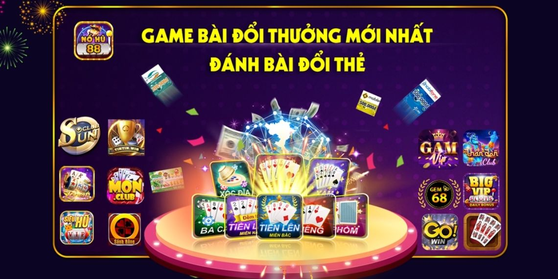 Top game bài đổi thưởng được chơi nhiều nhất