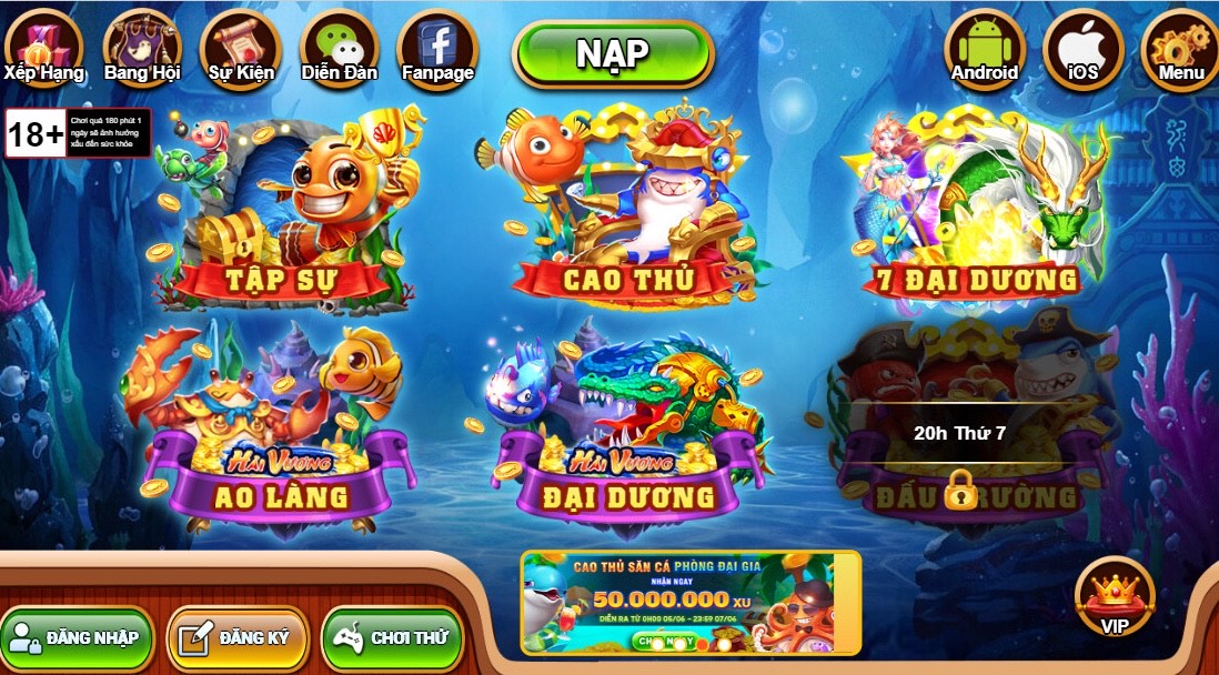 Link tải cổng game bắn cá đổi thưởng uy tín Vuasanca chuẩn nhất